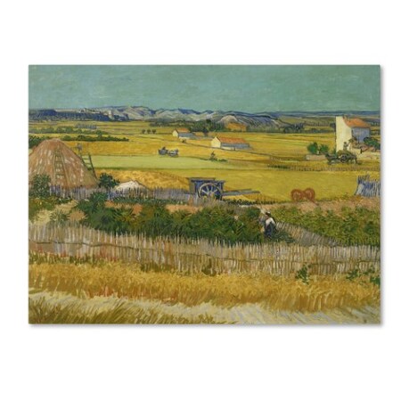 Trademark Fine Art Van Gogh 'The Harvest' Canvas Art, 35x47 AA00921-C3547GG